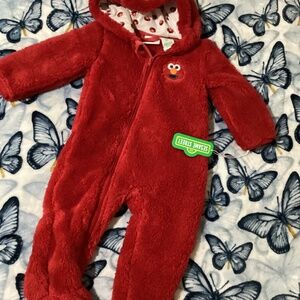 New Sesame Street Onesie size 9 months- red